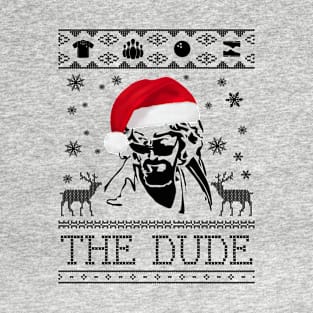 Big Lebowski The Dude Christmas Knit T-Shirt